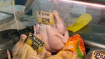 Рекомендованных цен не видно: курица на рынке Керчи дороже, чем в магазинах