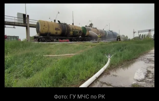 Новости Керчи: В Крыму при пожаре на нефтебазе под Симферополем погиб человек