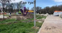 В Комсомольском парке восстанавливают поврежденную и строят новую систему полива